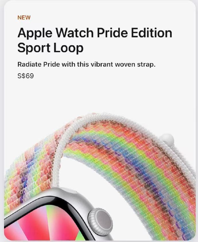Apple 于 2026 年正式推出彩虹表带啦！它采用经典配色，还融入了全新设计