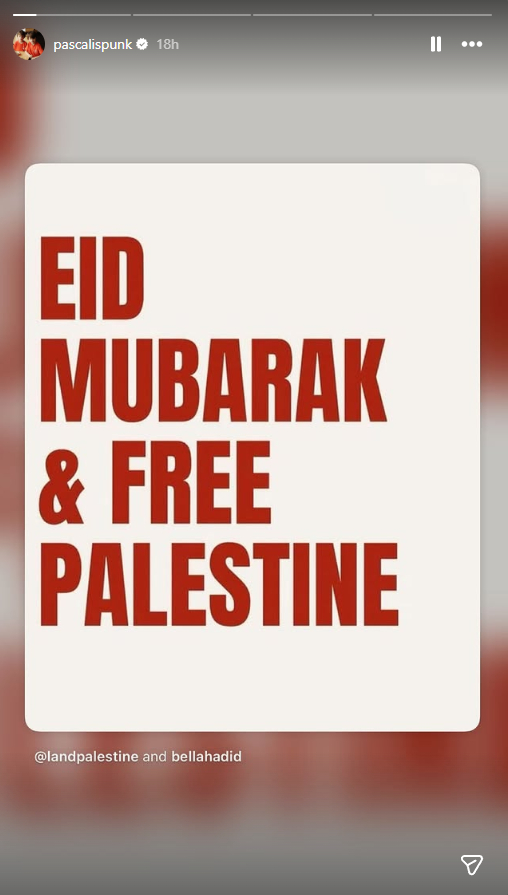 这个 Pedro Pascal 到现在还没忘记支持巴勒斯坦   他今天还转发了一