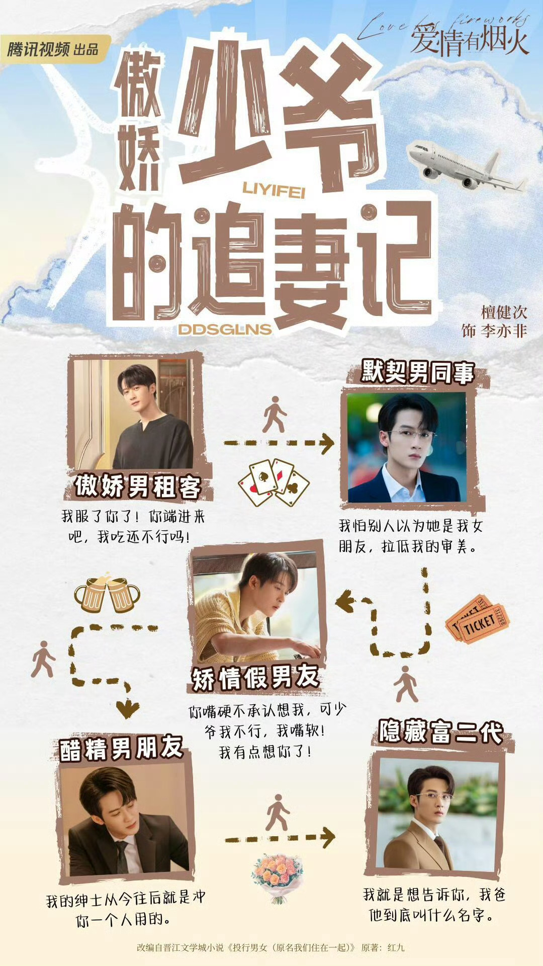 腾讯视频6月电视剧片单期待檀健次《爱情有烟火》，期待檀健次饰演的李亦非 