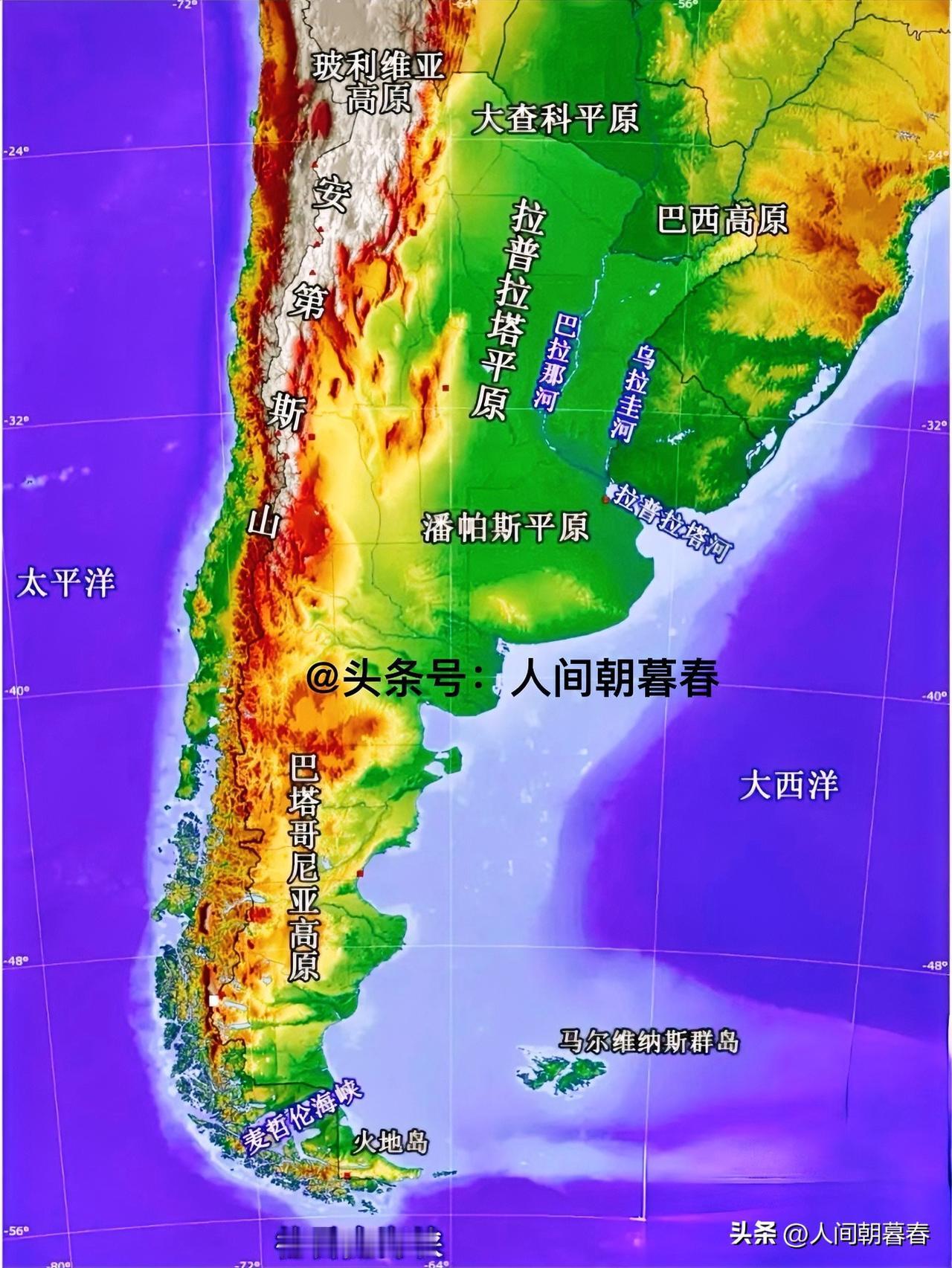 阿根廷的地理条件真的无敌啊，无论是南美洲地区还是世界范围内。阿根廷国土面积约27