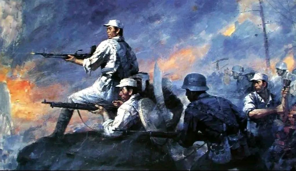 爷爷拿着扁担追着日本兵跑了几十里路
爷爷去世那年我刚上小学，可堂屋墙上那根枣木扁