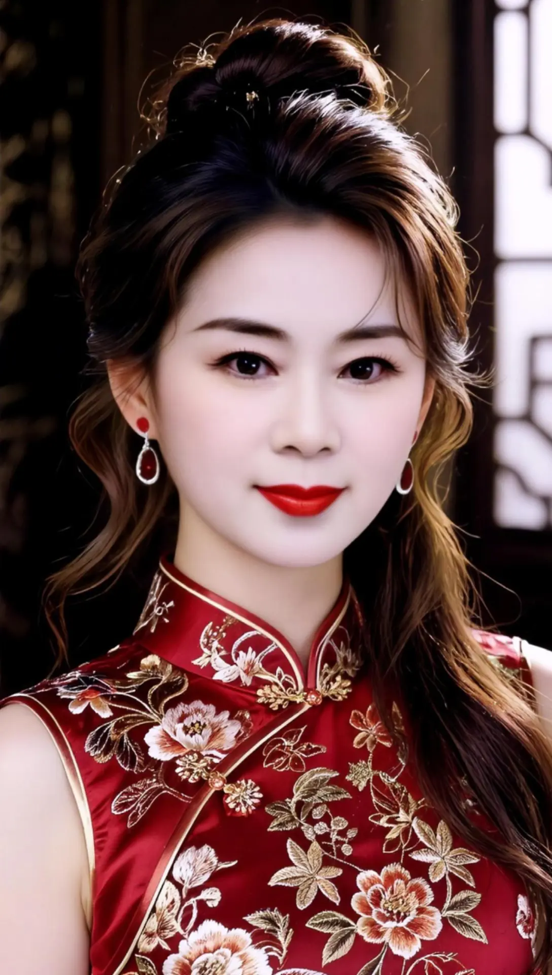 AI中式旗袍写真 ai创作