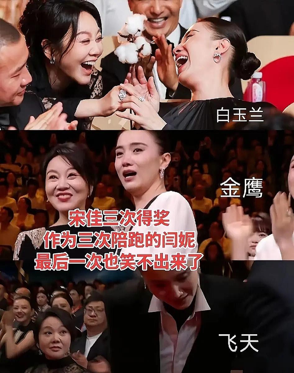 飞天奖又是宋佳，看来评委的眼睛是雪亮的，从悬崖到张桂梅，宋佳演技一次次被认可，奖