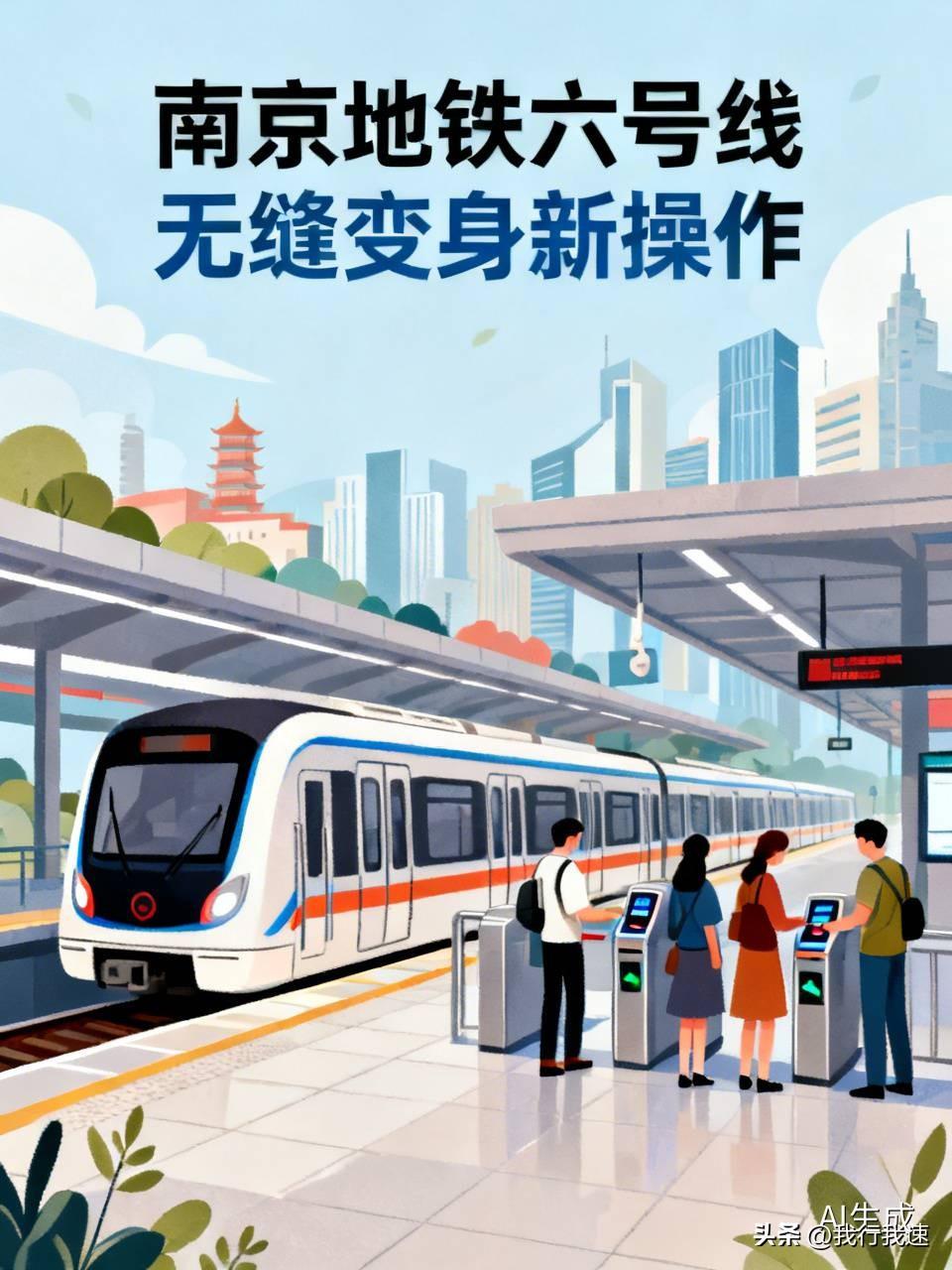 南京地铁六号线太神奇了，翠屏山进站时S1号线，后宰门出站变成6号线。坐惯老线路的