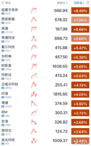 【芯片存储半导体全线暴涨 】科技股牛市回来了 各位持有科技“小登”股的请注意，今