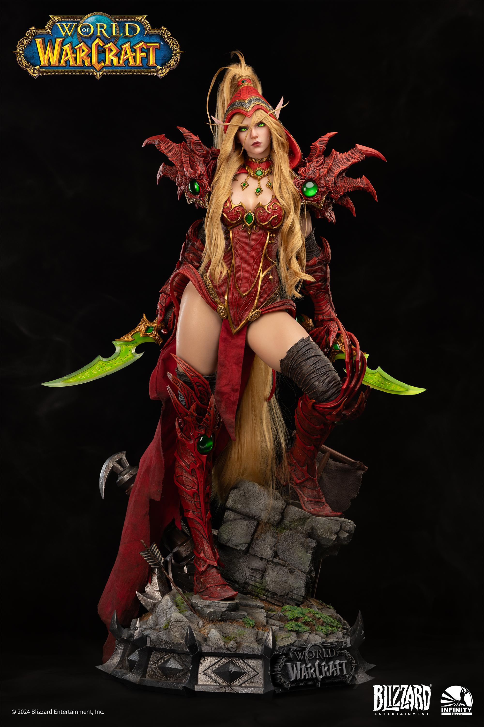 开天出品「《魔兽世界》-瓦莉拉 1/3硅胶全身像」第二弹官图来袭！ 预...