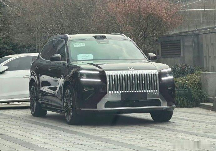 极氪8X 的路透生图来了！整体更9X还是形成了较大的差异化，但是气势还在，估计能