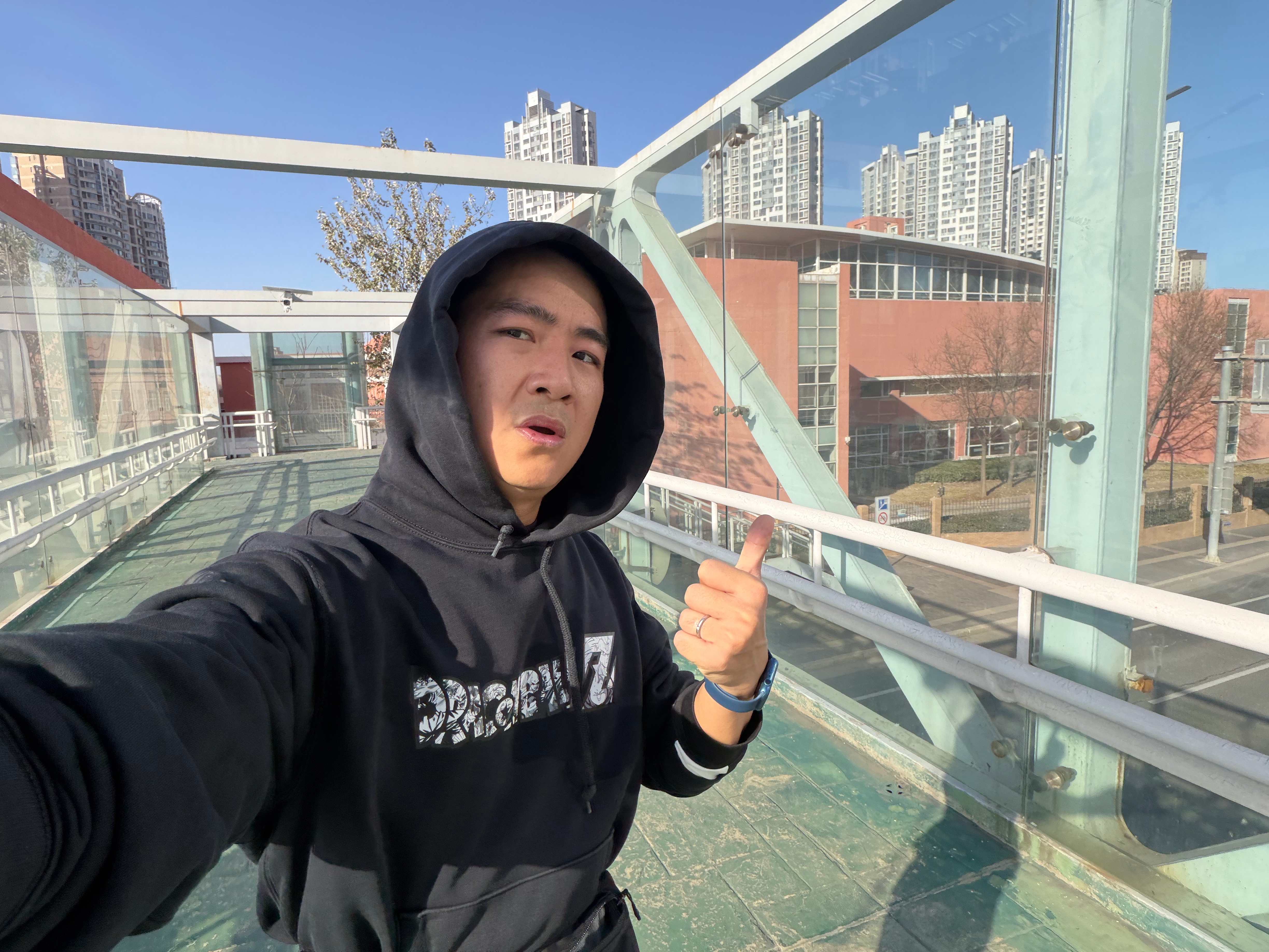 今天天津天气挺好，也达成了我个人最快的10公里心率有点高，有点累，但是成就感满满