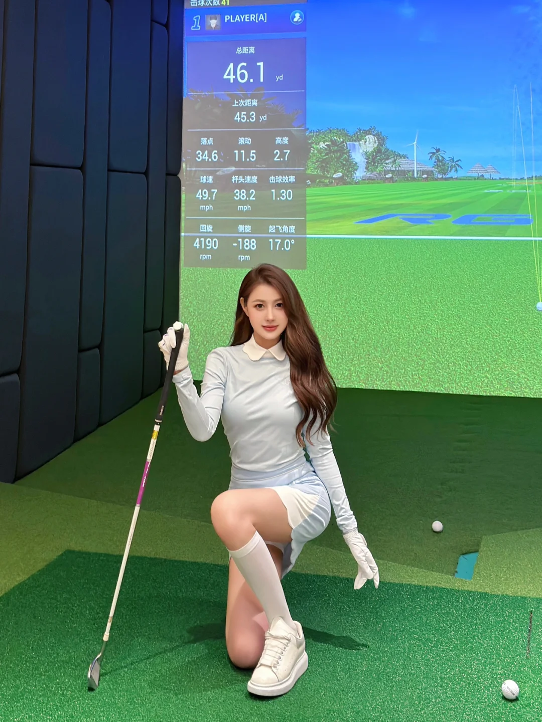 今日人设： 高尔夫女友⛳️