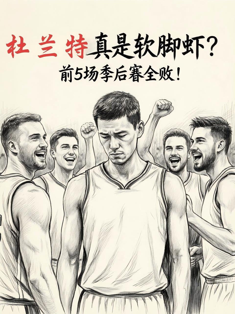 难道杜兰特真的不行了？毕竟在最近的三个赛季，他可是没有赢下一场季后赛的对决！当他