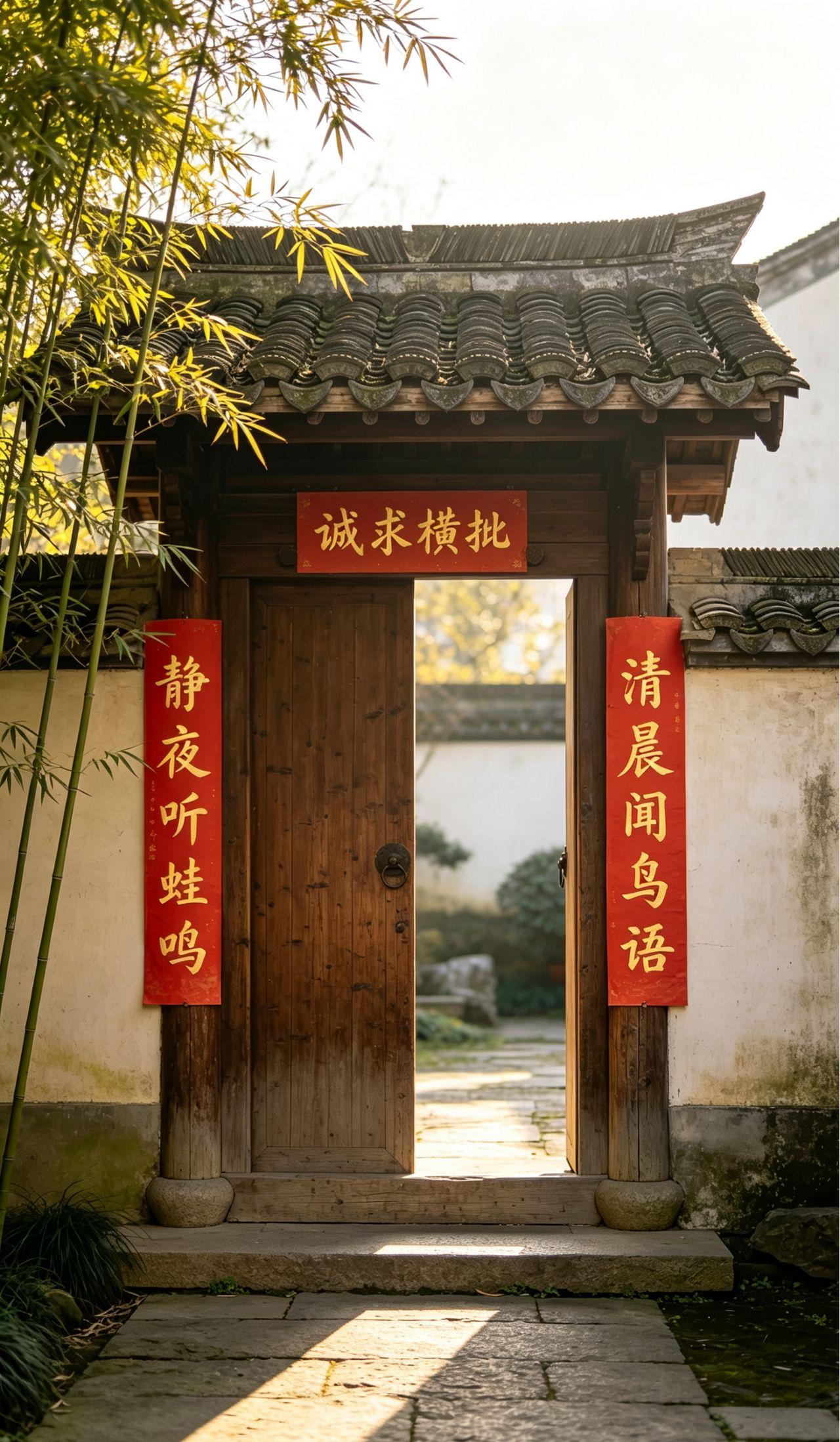在农村看到一户老人家，门口贴出一副对联，据说问了6000个人都无人能写出合适横批