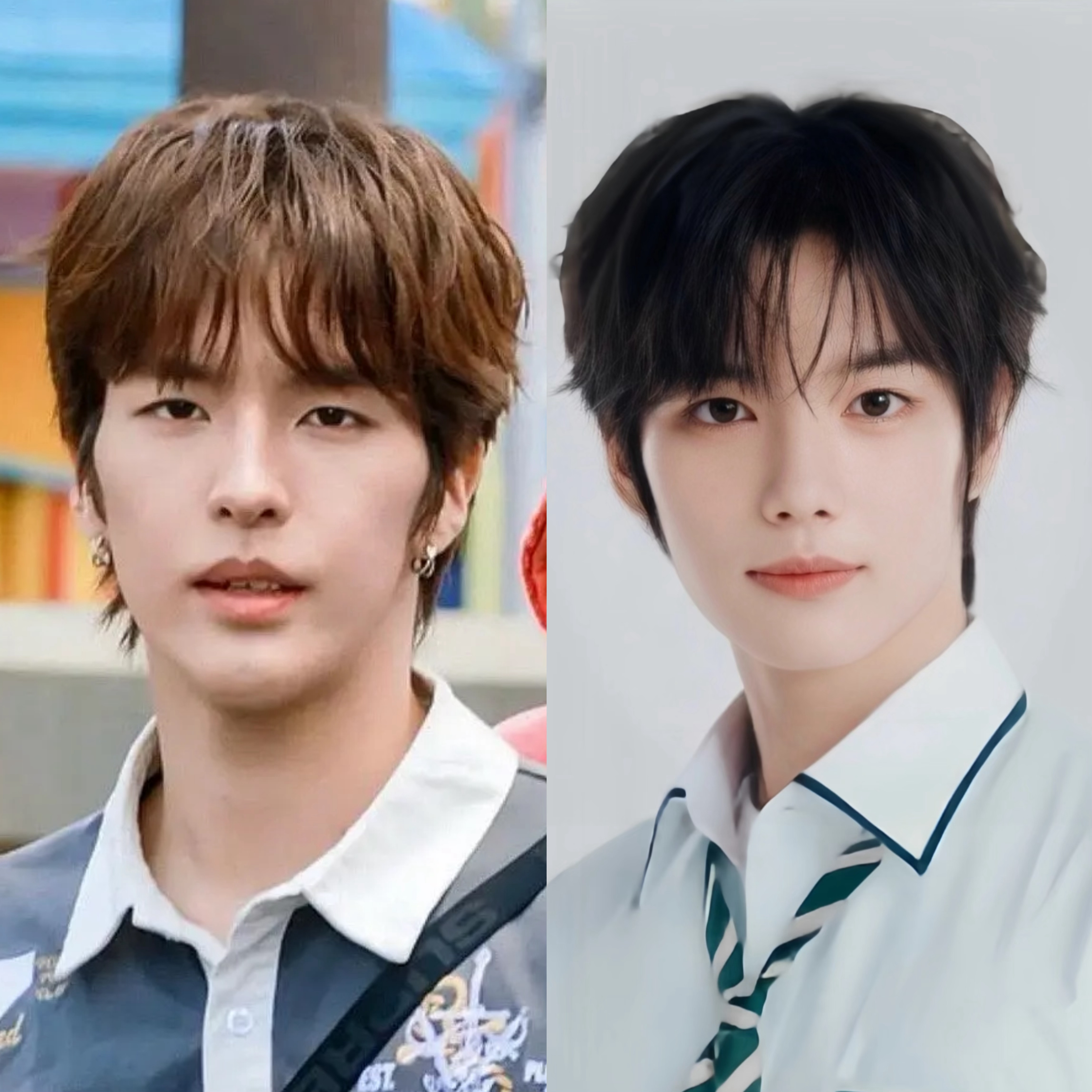 李松河和李河民演我和建模同款卷毛belike： 