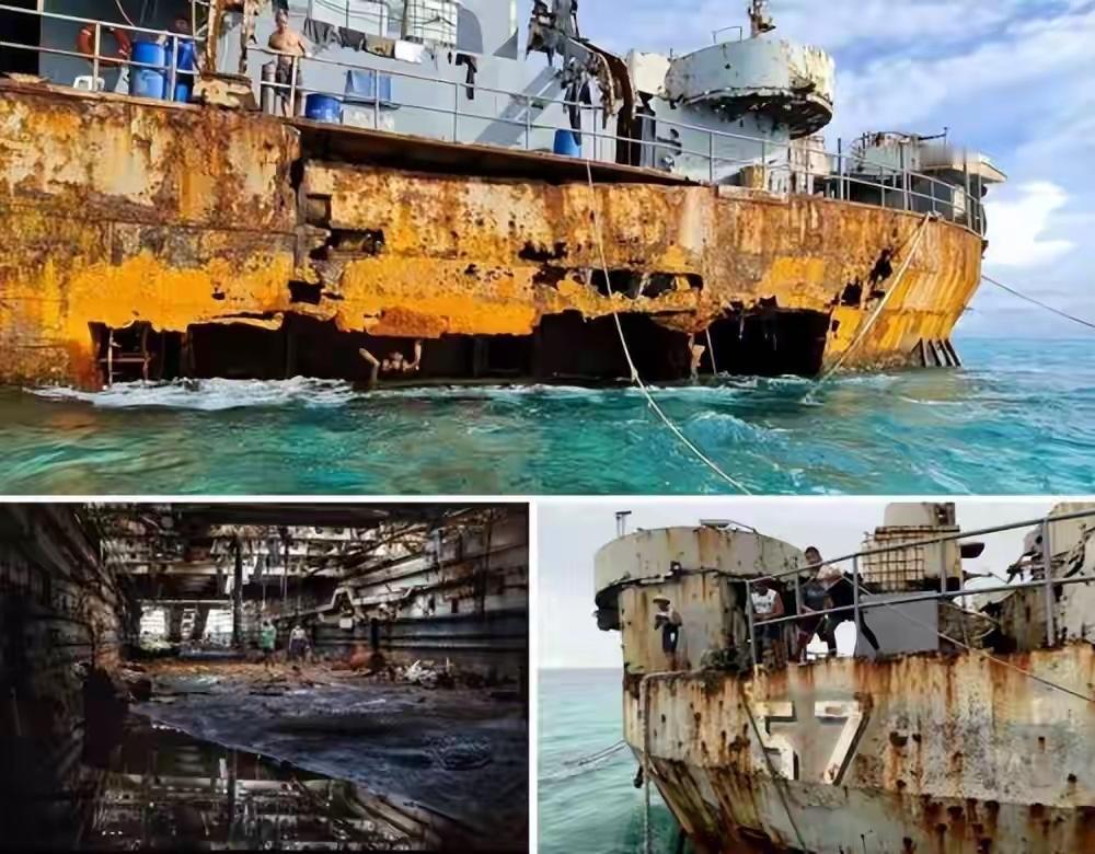菲佣扬言要把破船建成“永久哨所”！做梦吧，给你1万个胆子看你们敢不敢让菲军上破船