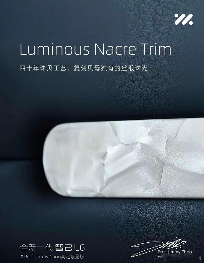 全球首款Prof.JimmyChoo联名车 智己L6新一代发布,Prof. Ji