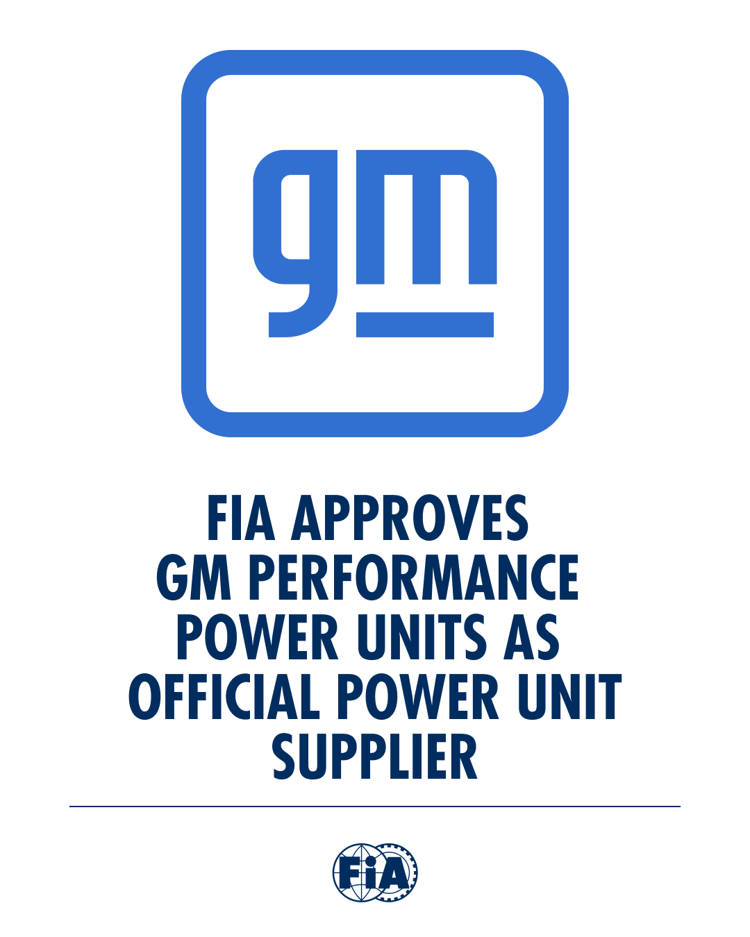 FIA正式批准GM Performance Power Units为动力单元供应