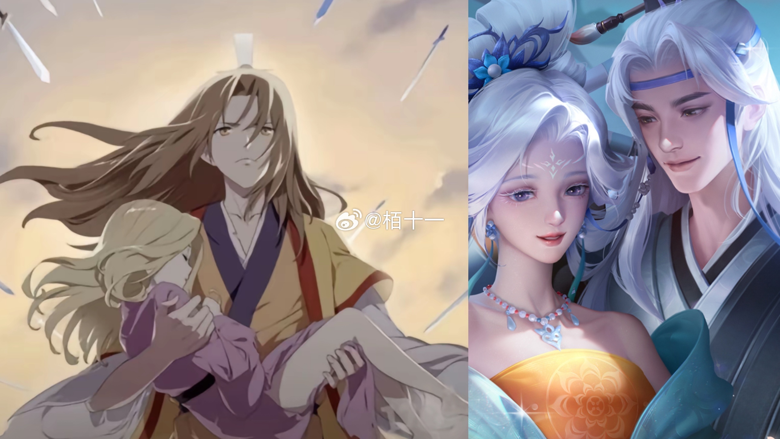 回看之前的宣发，狐妖小红娘联动第二弹伏笔：王权剑，狐妖男二号王权富贵[doge]