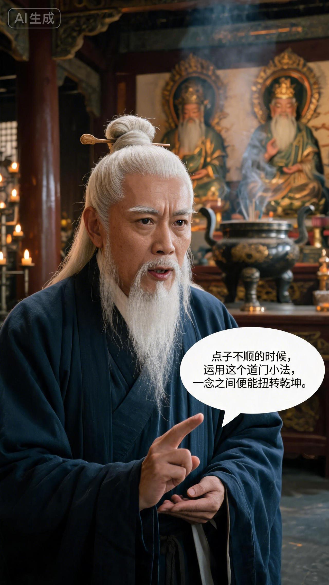 老道长说，点子不顺的时候，用这个道门小法，一念之间就能转过来

你有没有过这种时