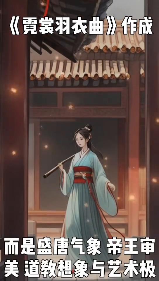 《霓裳羽衣曲》作成。
如果要在中国古代音乐史上找一首最具传奇色彩的作品，那么《霓