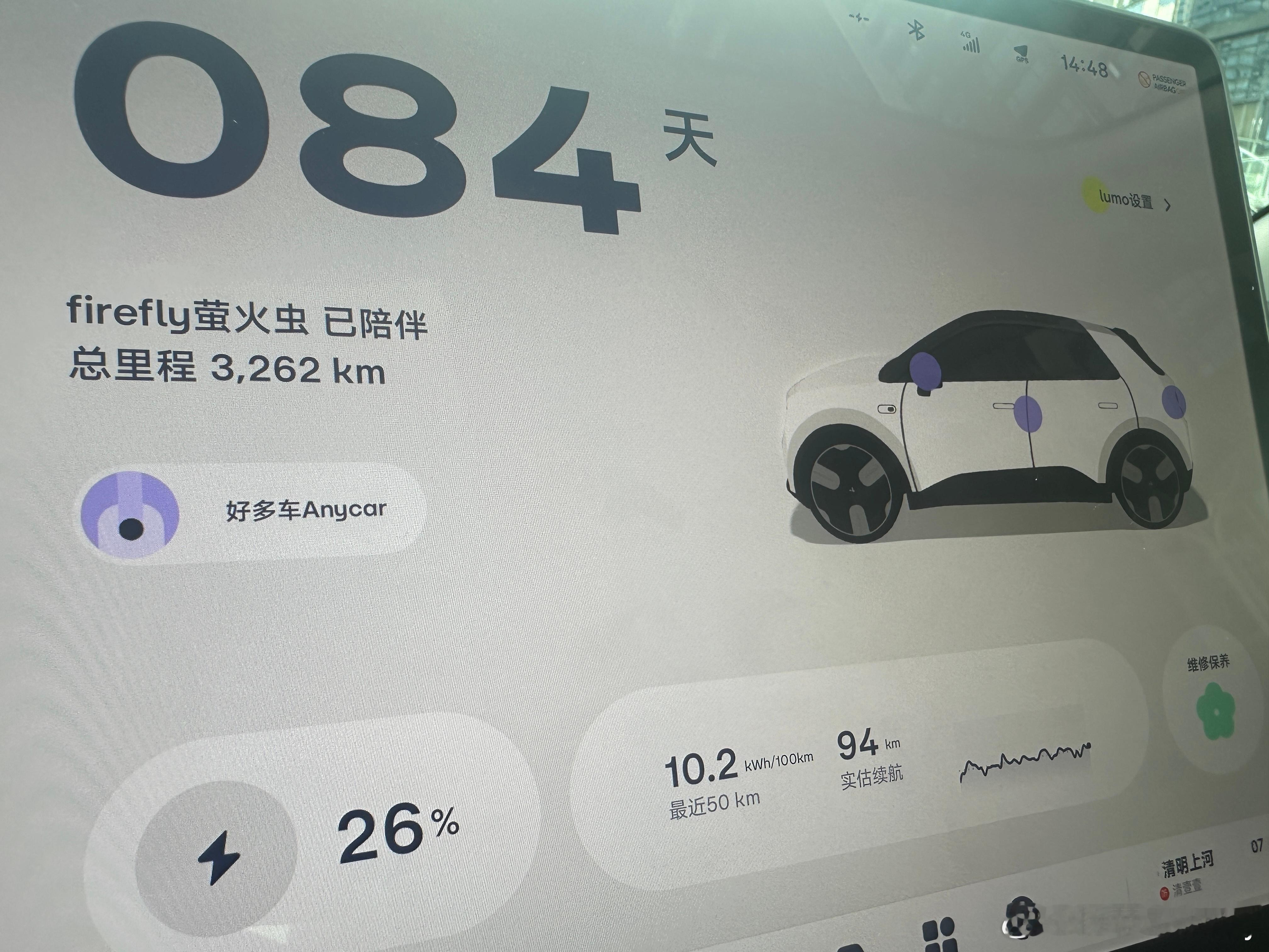 别再担心蔚来萤火虫 的电耗了基本是300打底的包含高速汽场全开新能源汽车﻿ ﻿ 