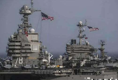 美国航母动不了！很多人以为是被伊朗的导弹吓住了，错了！真相是，白宫的刹车片被盟友