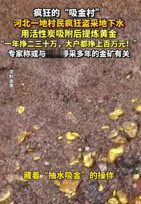 贪心不足蛇吞象！河北一村民抽地下水使用，竟然在水里发现了黄金，他却没有上报，而是