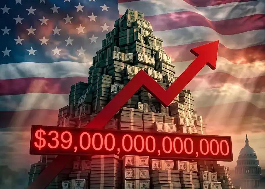 截至3月17日，美国联邦债务总额已达39,016,762,910,245.14美