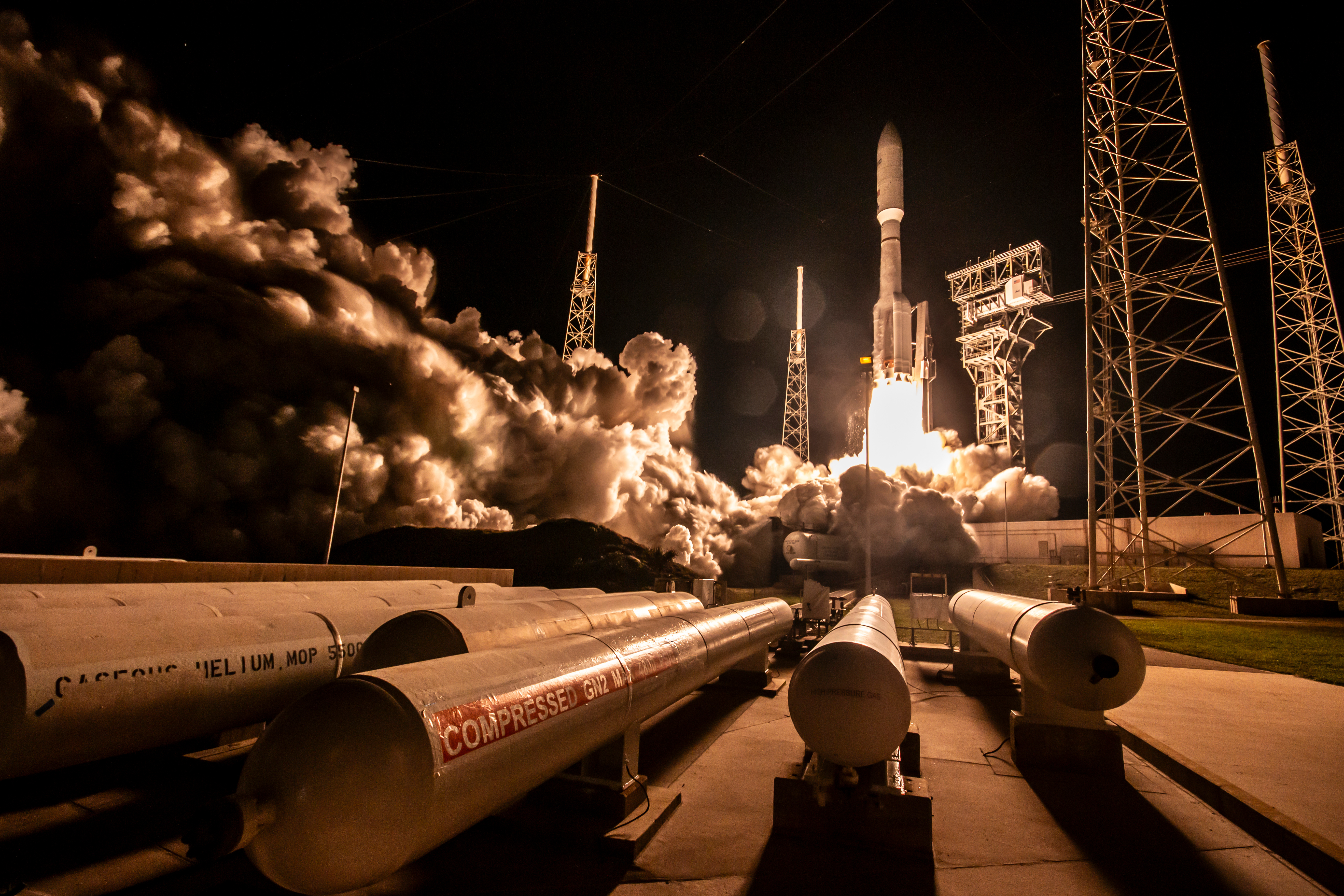 今天16:28，ULA在卡纳维拉尔太空军基地SLC-41，使用Atlas V 5