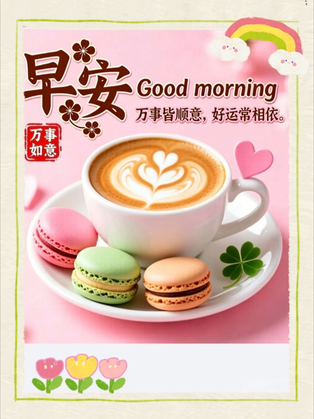 𝒢𝑜𝑜𝒹 𝑀𝑜𝓇𝓃𝒾𝓃𝑔别把生活想的太复杂，幸福的配方其实