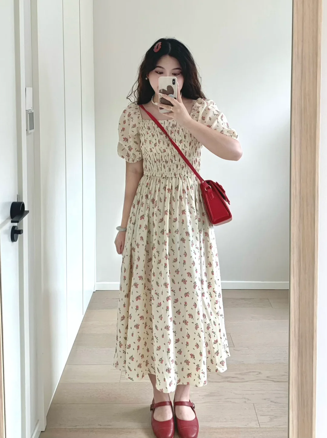 🧸💐我又穿好看的碎花裙啦～