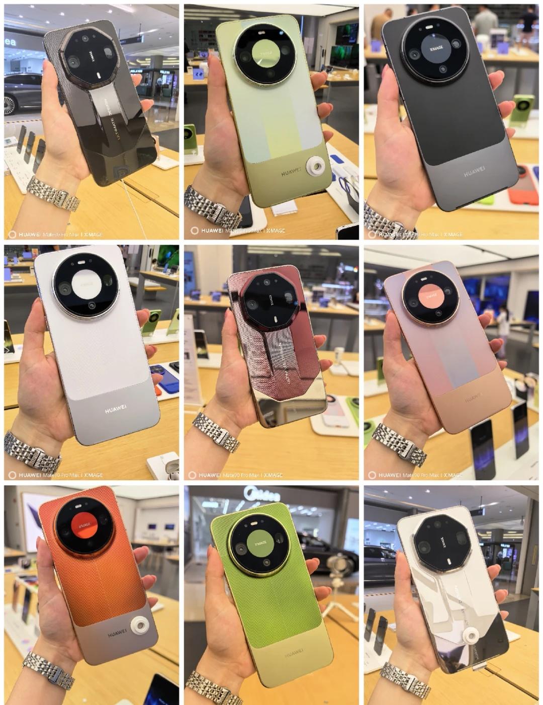 华为 Mate 90 系列九色图鉴
家人们谁懂啊！在华为旗舰店摸了一下午 Mat