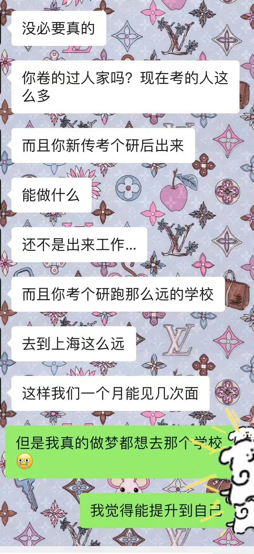 我应不应该为了男朋友放弃考研... ​​​