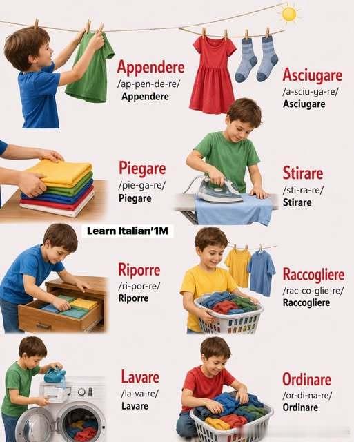 i lavori domestici意大利语