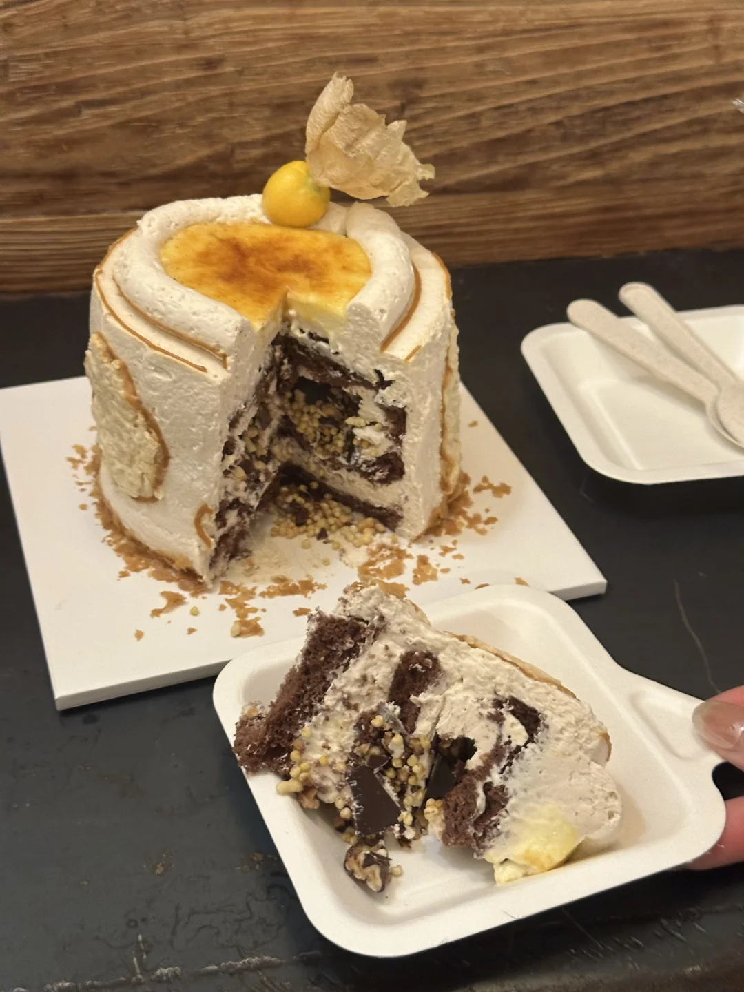 宁波…深得我心的奶皮子蛋糕🥹🥹🥹