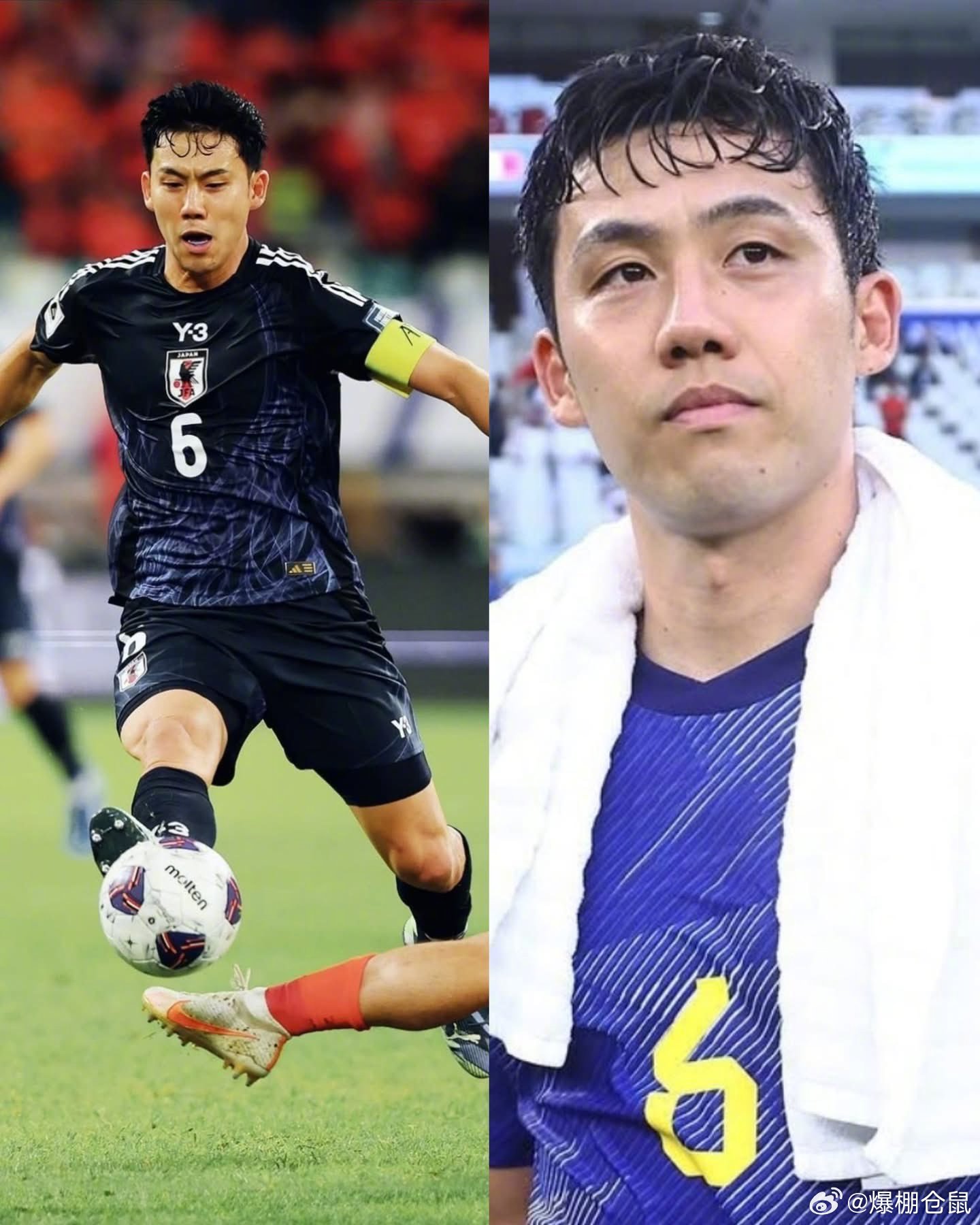 【无缘世界杯】日本队的33岁中场远藤航因伤退出世界杯大名单，随后他发布声明，正式