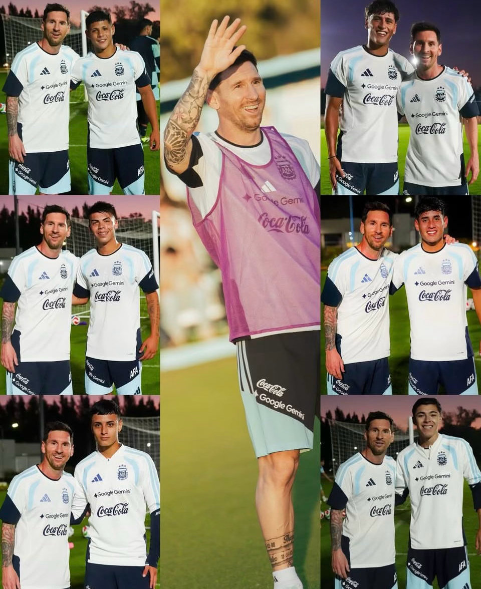 🇦🇷热门打卡点📷😄梅西和阿根廷u20 小甜菜们✨✨托马斯·阿兰达、桑蒂·