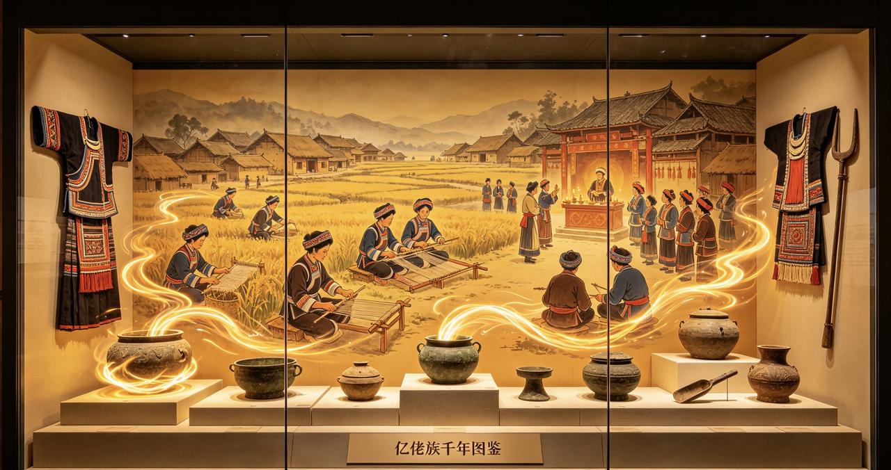 借文物“组局”？千年前的仫佬族图鉴活了！这才是国潮体育的“天花板”！

3米的红