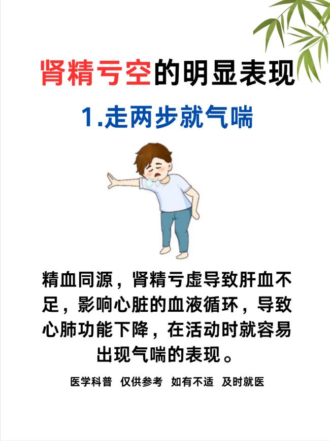 肾精亏空的明显表现！