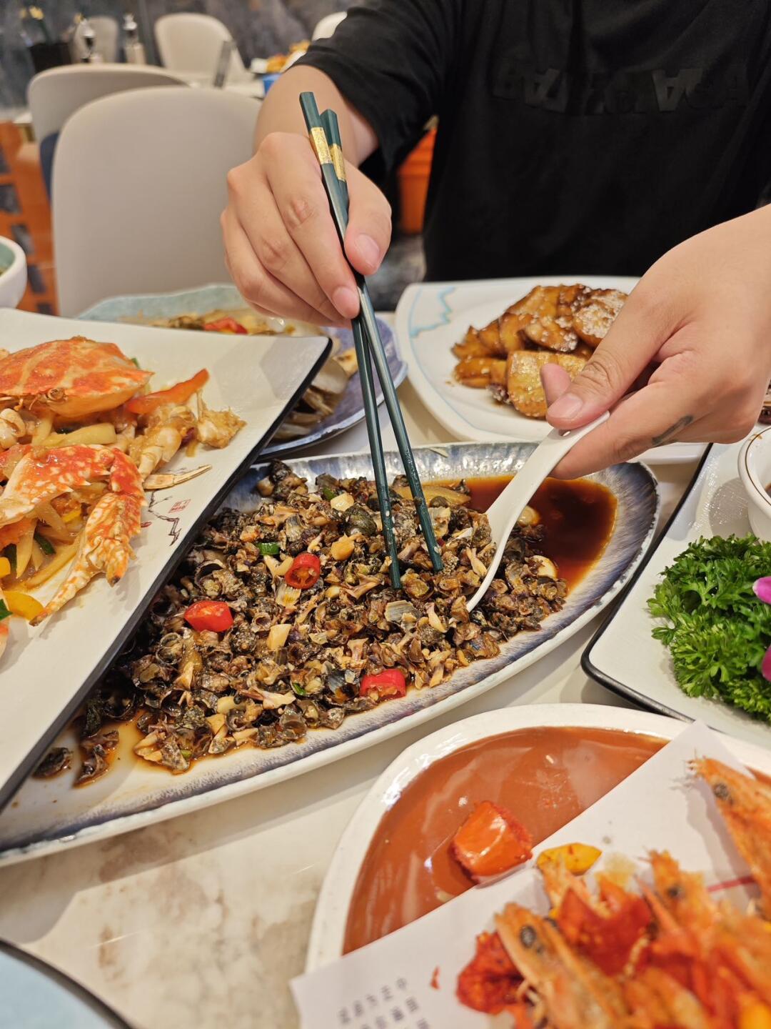 🤯葱油碎螺一口封神！这家店必须冲！