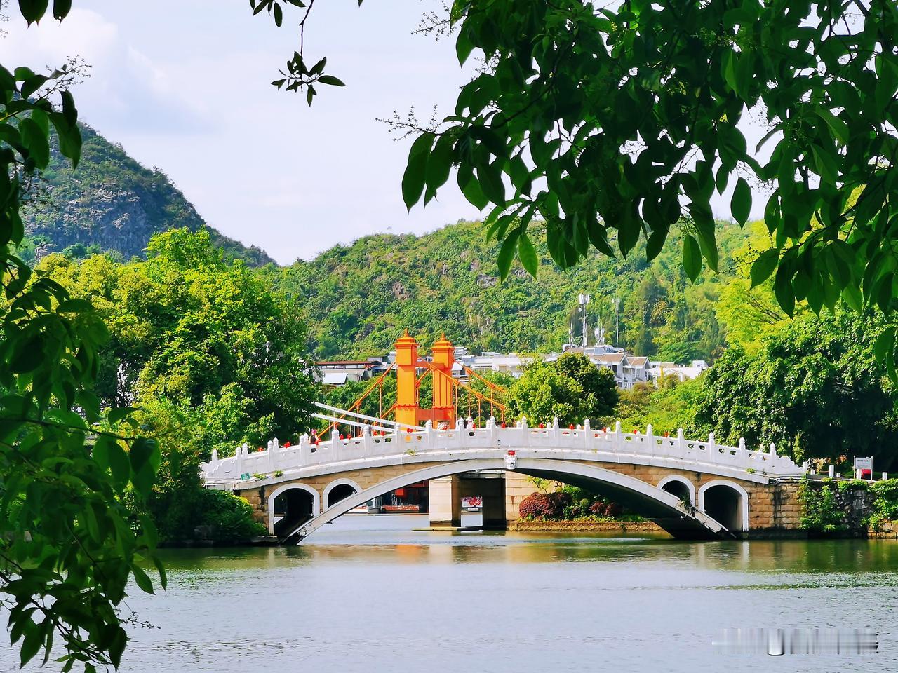 晒图笔记大赛桂林一日游，徒步两江四湖精华路段。