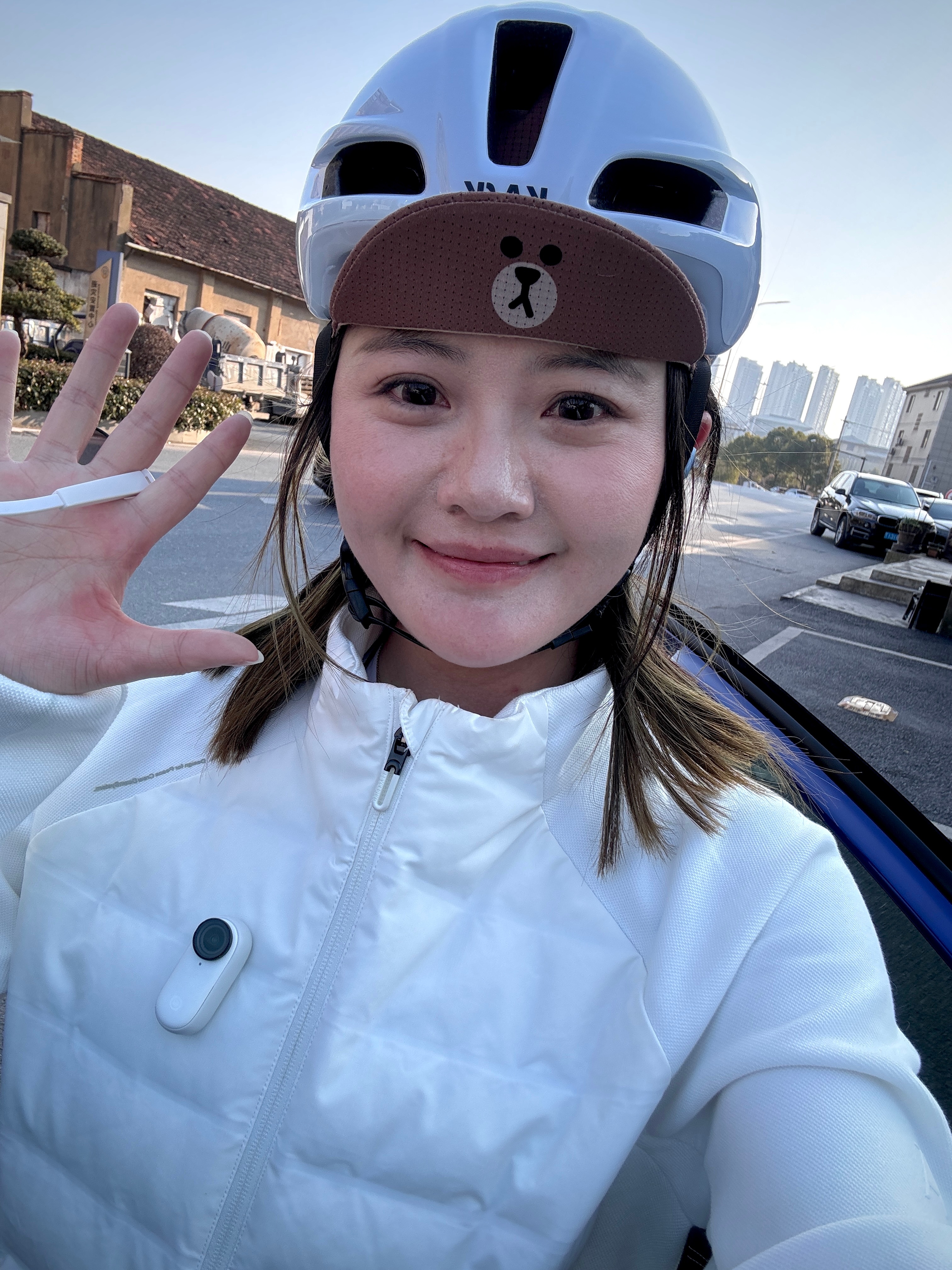 初一登高骑行解锁周家头⛰️到了发现骑行服没有带😡 还得是羽绒服出征[挖鼻][挖