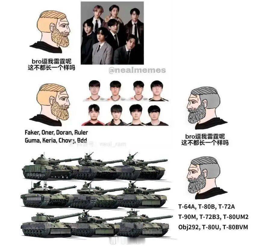 这不都长一个样吗 