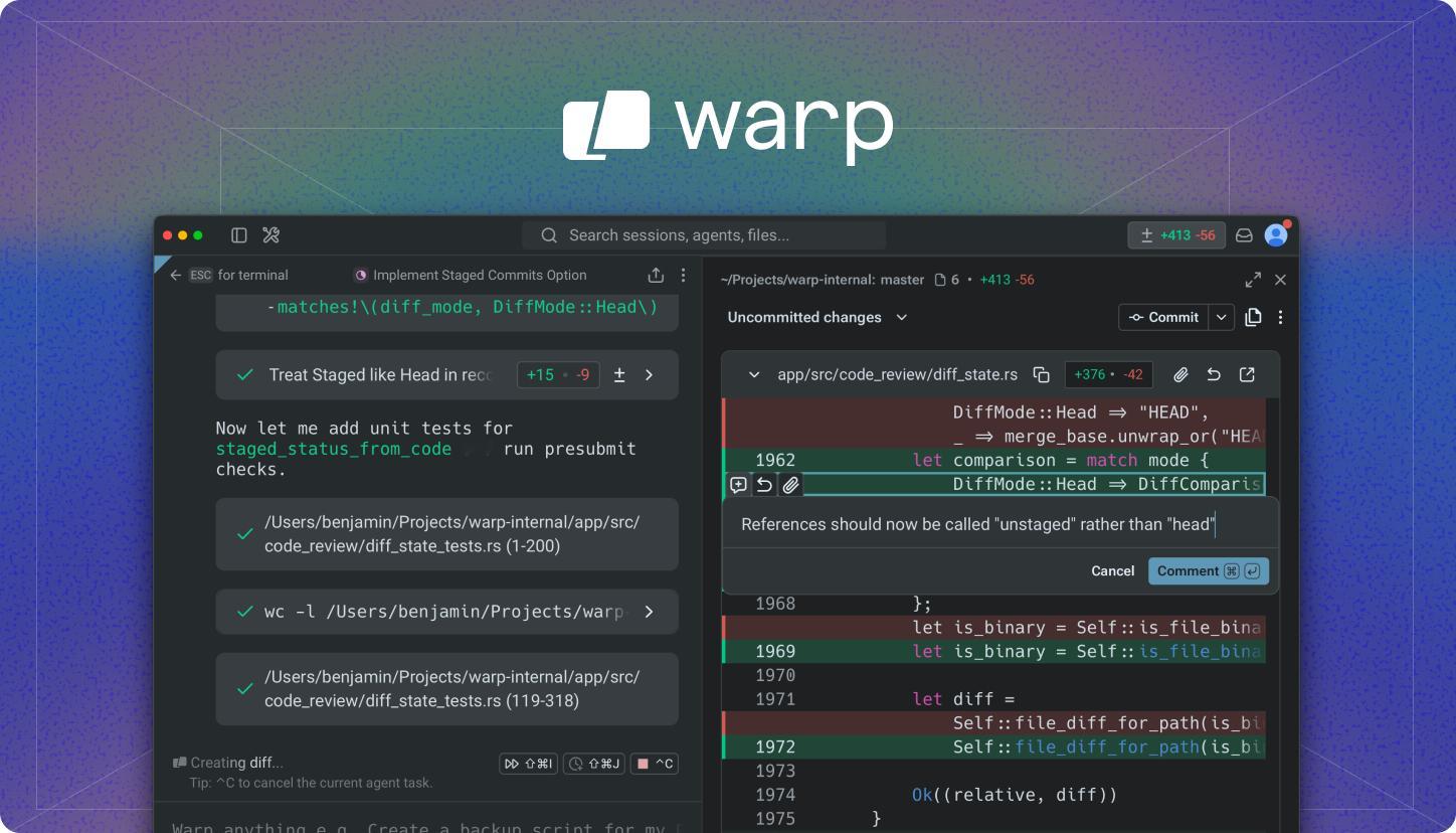 warp开源啦，还获得了OpenAI 的赞助支持。 github.com/war