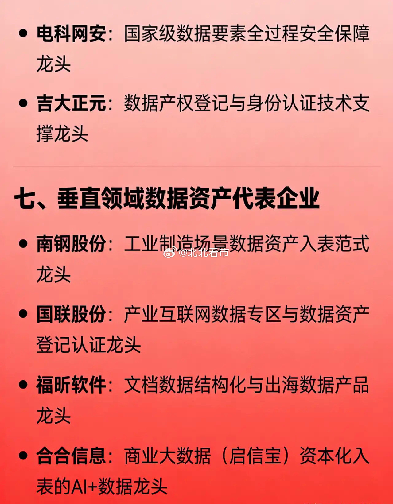 数据资产概念相关企业全汇总涵盖数据资源入表、数据要素化、数据产品开发、数据交易平