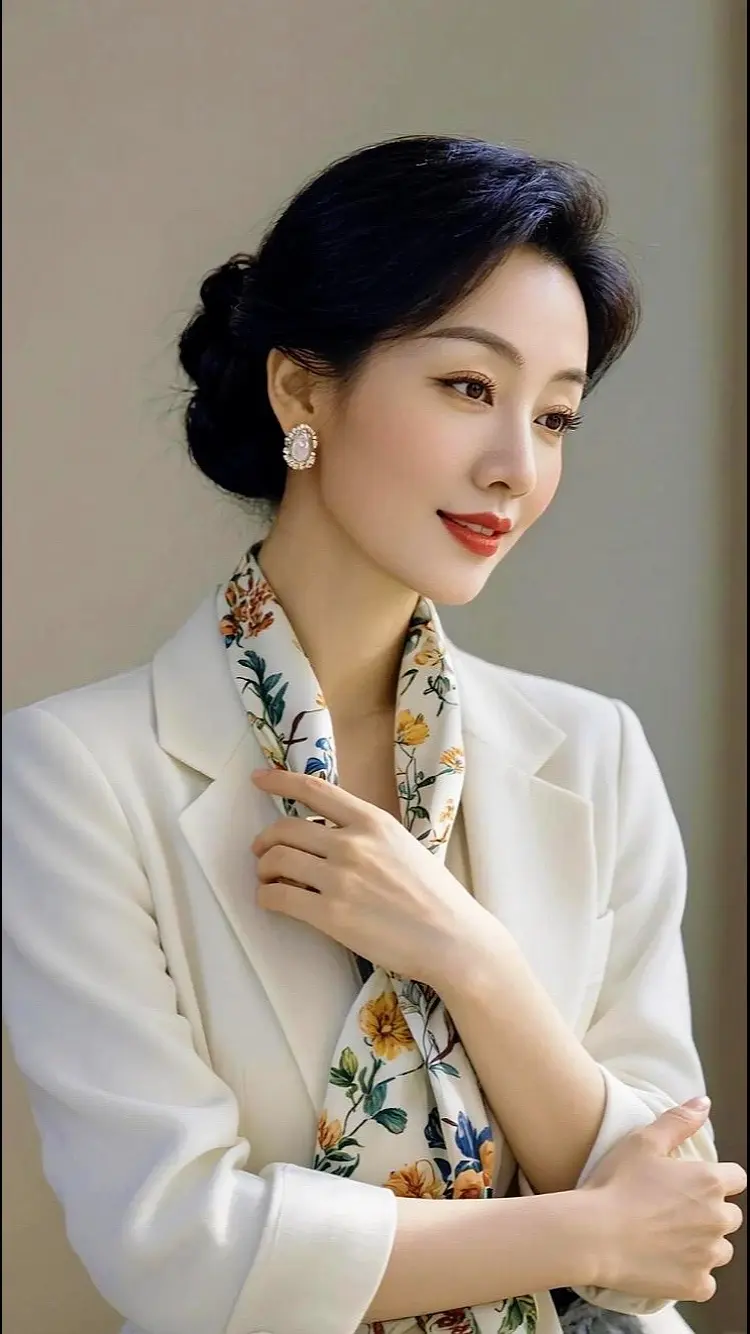 AI复古丝巾写真 随变ai随便玩 伙伴计划广告分成玩法达人