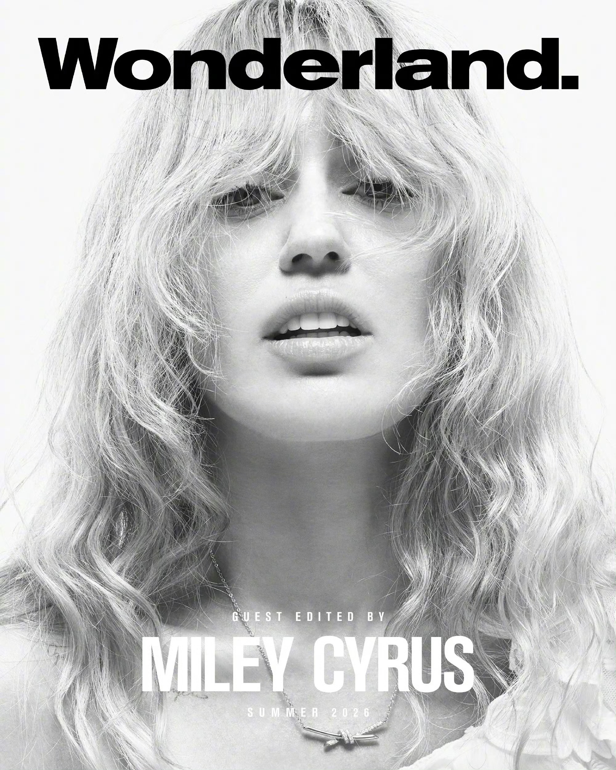 Miley Cyrus 麦粒全新杂志封面 Wonderland. Magazin