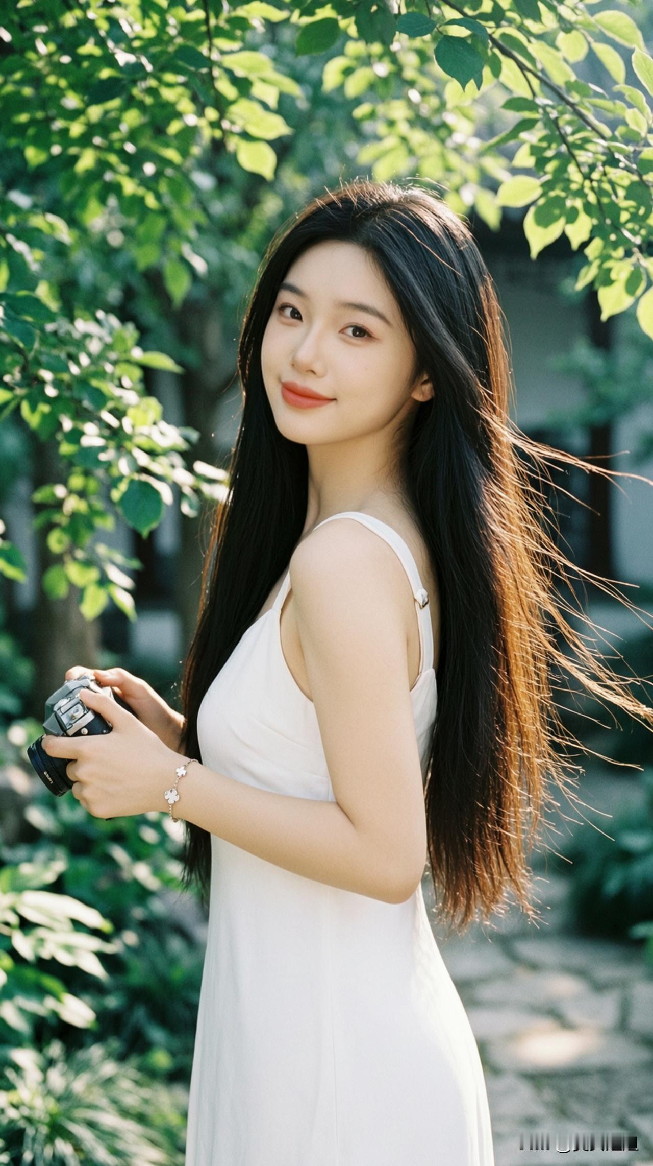 气质女神的穿搭总能让人眼前一亮。就说经典的黑白配，简约又大气。一件白色衬衫，塞进