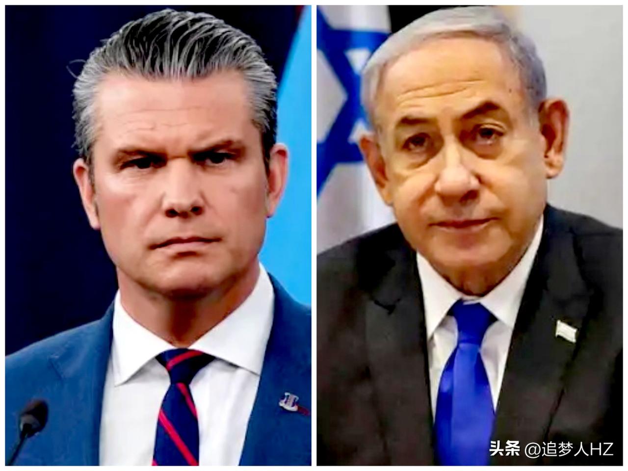 战争信号！美战争部长赫格塞思19日突访对以色列，在以色列奥夫达空军基地与内塔尼亚