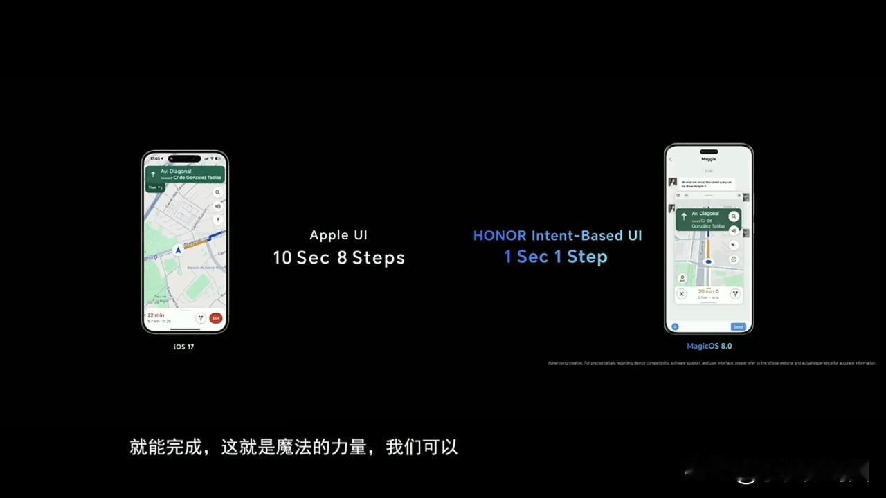 歪果仁惊呆了，导个行iPhone需要10秒8个步骤，而荣耀只要一步，地址一拉就开