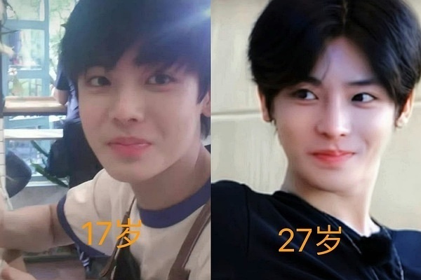 第一次知道这两位当红男明星多年前是一个团体的，怪不得他俩感觉有点像。 ​​​