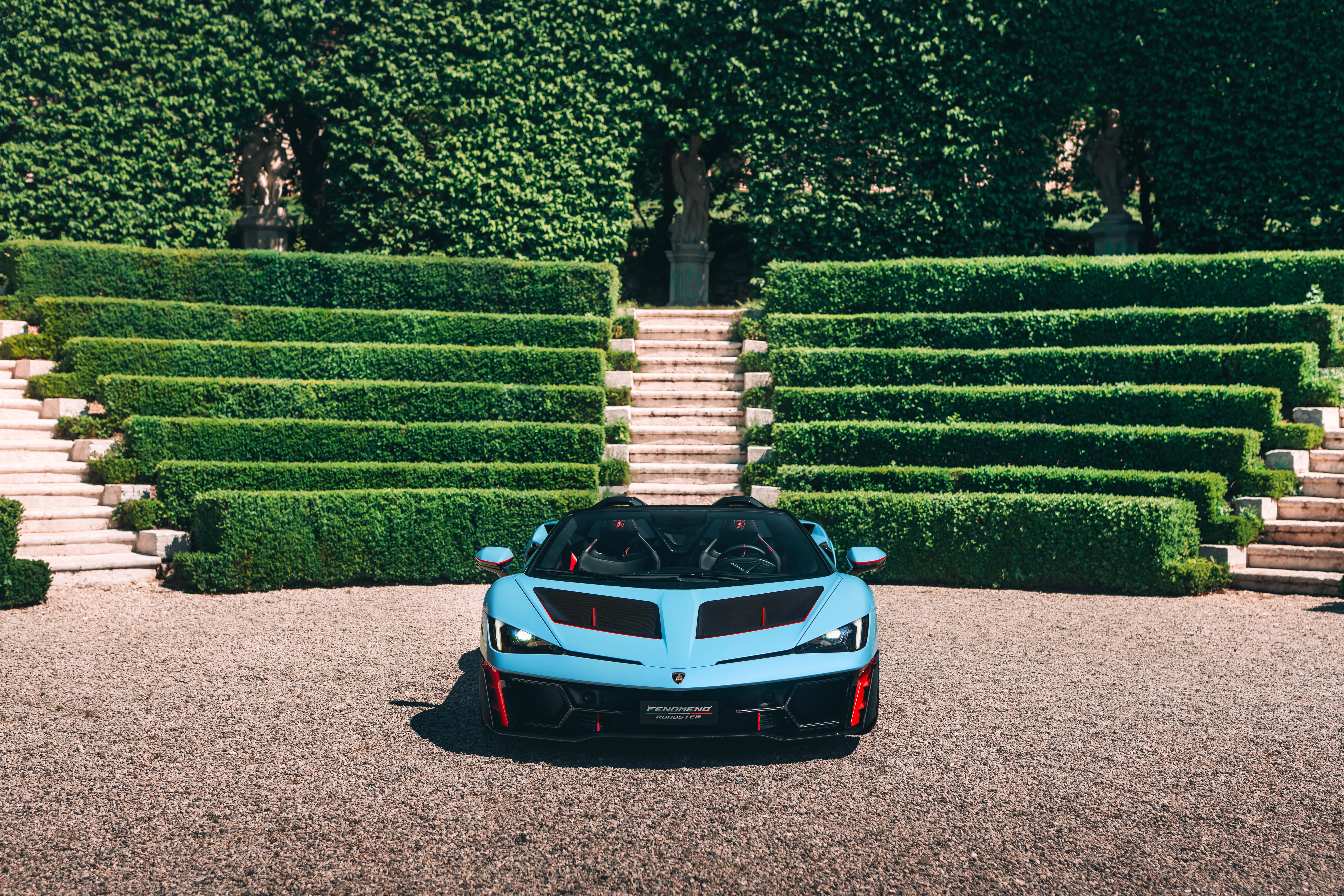 Lamborghini Fenomeno Roadster“永久敞篷”设计，比硬